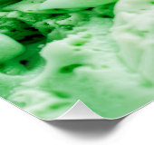 Minze Schokolade Chip Ice Creme Poster (Ecke)