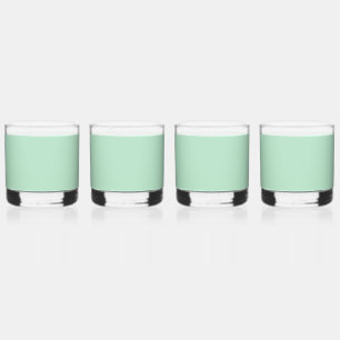 Minze Set aus lackiertem, individualisierbarem Gla Whiskyglas