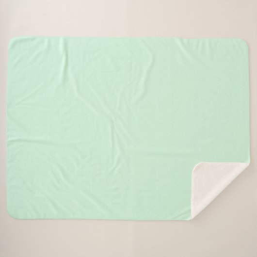 Minze Sherpadecke (Vorderseite (Horizontal))