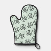 Minze Silicone Oven Mitt mit individuellem Logo-Mu Ofenhandschuh (Vorderseite)
