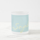 Minze Tasse Grün & Blau - Solid dünne Streifen (Mittel)