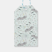 Minze Trick oder Behandlung von Baby Halloween Geschenkanhänger (Rückseite)