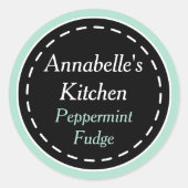 Minze und Black Kitchen Stickers (Vorderseite)