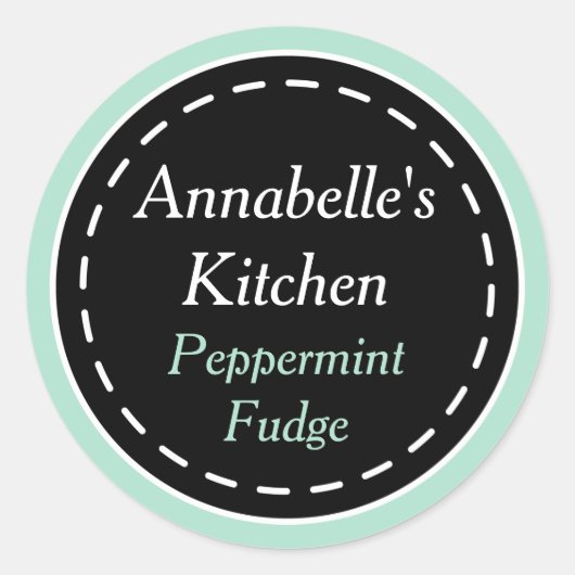 Minze und Black Kitchen Stickers (Vorderseite)