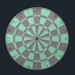 Minze und Grau Dartscheibe<br><div class="desc">Tadellose und graue Dartscheibe</div>