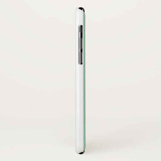 Minze und lila Kerzenstreifen Case-Mate iPhone Hülle (Hinten/Links)