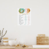 Minze und Peach Alte Ehefrauen Erzählung Geschlech Poster (Küche)