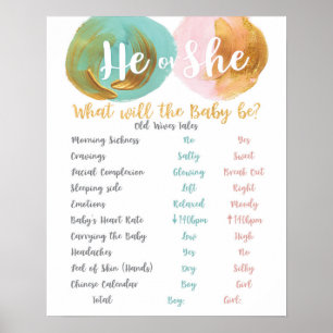 Minze und Peach Alte Ehefrauen Erzählung Geschlech Poster