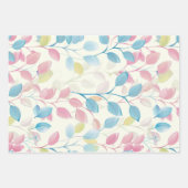 Minze und rosafarbenes, lebhaftes Regenbogen-Set v Geschenkpapier Set (Vorderseite 2)