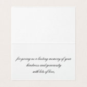 Minze und Silber Vielen Dank Falten Karte (Innenseite Aufgefaltet)