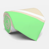 Minze und Teefarbene II Krawatte (Gerollt)