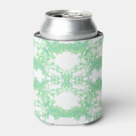 Minze und türkisfarbene ethnische Ornamente. Dosenkühler