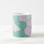 Minze und Violet Kaffeetasse (Mittel)