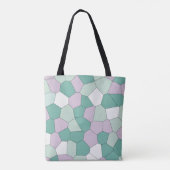 Minze und Violet Tasche (Rückseite)