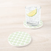 Minze Verzierte Muster Getränkeuntersetzer (Seite)