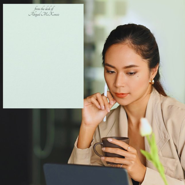 Minze vom Schreibtisch II Briefbogen (Von Creator hochgeladen)