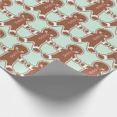 Minze Weihnachtsgebäck Cookies Packpapier (Ecke)
