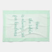 Minze - weiß geschirrtuch (Horizontal)