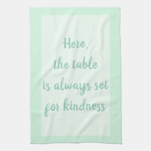 Minze - weiß geschirrtuch (Vertikal)