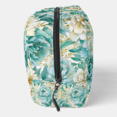 Minze weiße Blume Waschbeutel (Rechts)