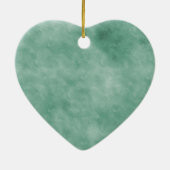 Minze White Glam Gold Sparkle Glitzer Keramik Ornament (Hinten)