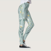Minze Wildblumen Leggings (Rechts)