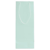 Minze Wolke Geschenktüte Für Weinflaschen (Rückseite)