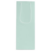 Minze Wolke Geschenktüte Für Weinflaschen (Vorderseite)