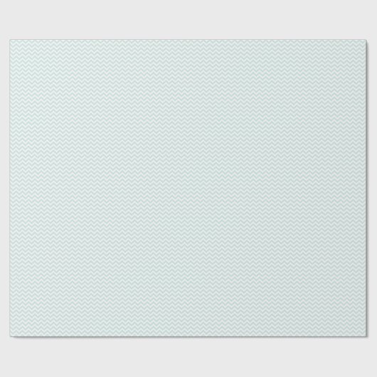 Minze & Zickzack Stripe Babydusche Geschenkpapier (Flach)