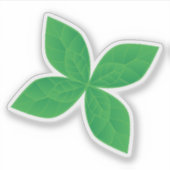 Minzeblätter Aufkleber (Vorderseite)