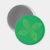 Minzeblätter Magnet (Vorderseite/Rückseite)