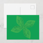 Minzeblätter Postkarte (Vorne/Hinten)