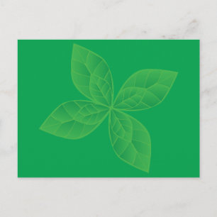 Minzeblätter Postkarte