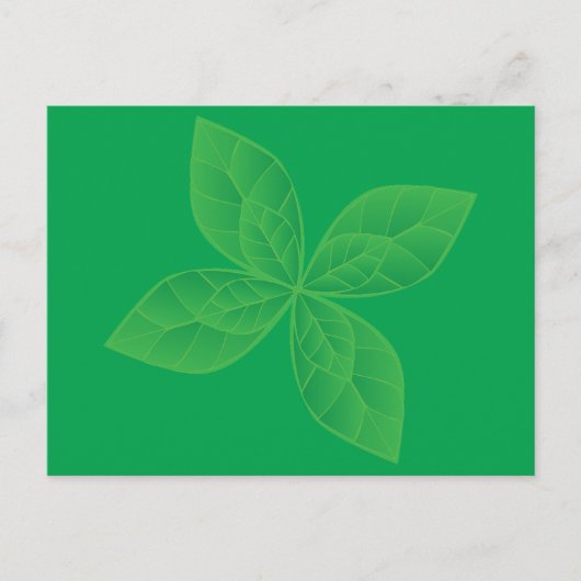 Minzeblätter Postkarte (Vorderseite)