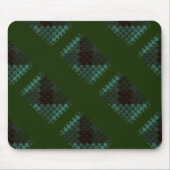 Minzeknopf oder Grube auf Waldgrün, Formen Mousepad (Vorne)