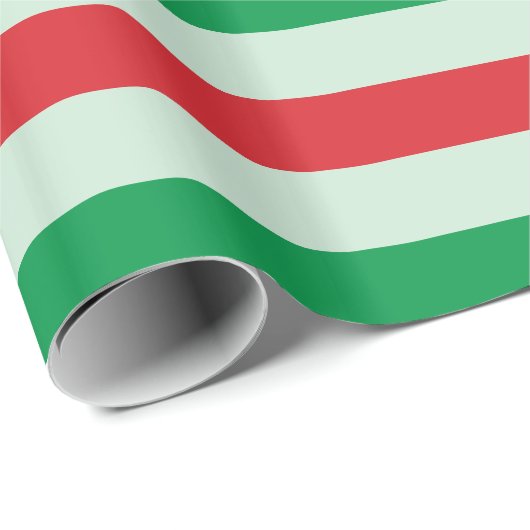 Minzen-gestreiftes gemustertes Papier des Grün-| Geschenkpapier (Rolleneckpunkt)