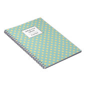 Minzen-und GoldImitat-Glitzer-Punkte Notizblock (Rechte Seite)