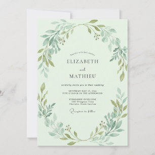 Minzener Hochzeitskranz Einladung