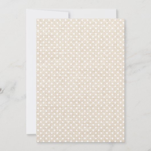 Minzgelbes Blütenburlap Texture-Brautparty Einladung (Rückseite)