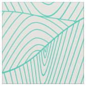 Minzgrün Abstrakt Moderne Wavy-Wirbel Stoff (Nahaufnahme)