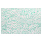 Minzgrün Abstrakt Moderne Wavy-Wirbel Stoff (Fat Quarter (45,7 x 55,9 cm))