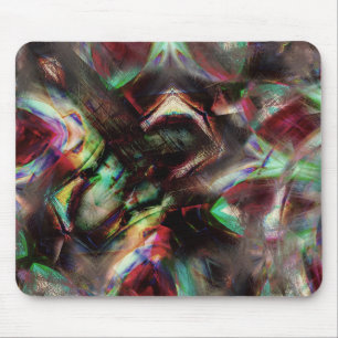 Minzgrün bis rot, holzbewaldete und raue Farbstoff Mousepad