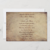 Minzgrün Hochzeit Rose Postkarte (Rückseite)