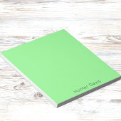 Minzgrün Notizblock
