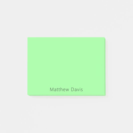 Minzgrün Post-it Klebezettel (Vorderseite)