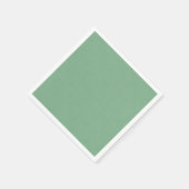 Minzgrün solide strukturiert serviette (Ecke)