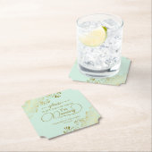 Minzgrün und Gold Nehmt mir nicht die Hochzeit mei Untersetzer (Vor Ort)