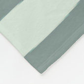 Minzgrün und schwarzer Zebradruck auf Punk Fleecedecke (Ecke)