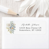 Minzgrün und Weiße Rücksendeadresse (Insitu)