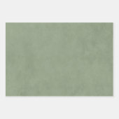Minzgrün Weihnachten Weihnachten Solide Textur Geschenkpapier Set (Vorderseite 2)